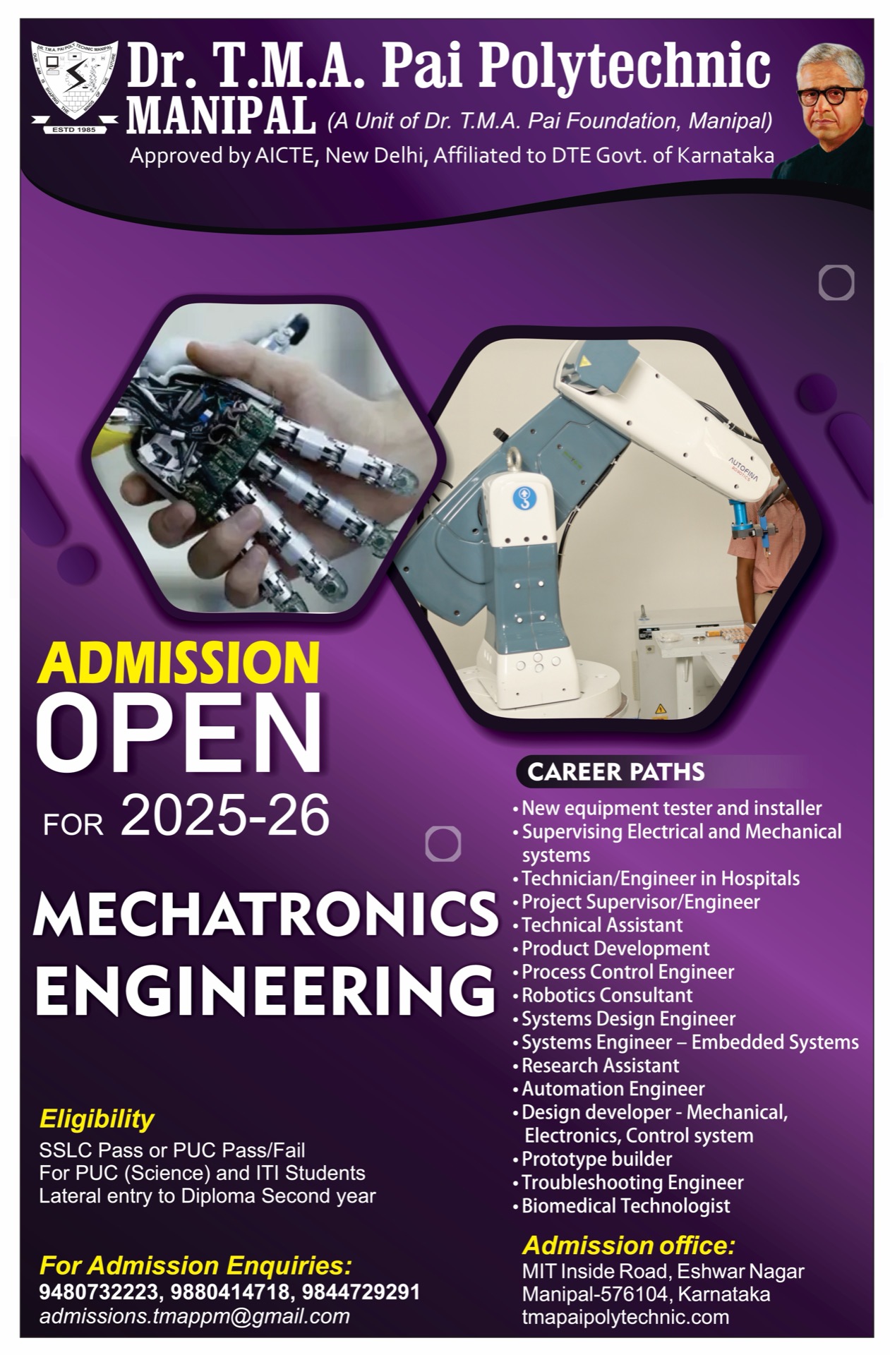 Mechatronics Engineering Brochure